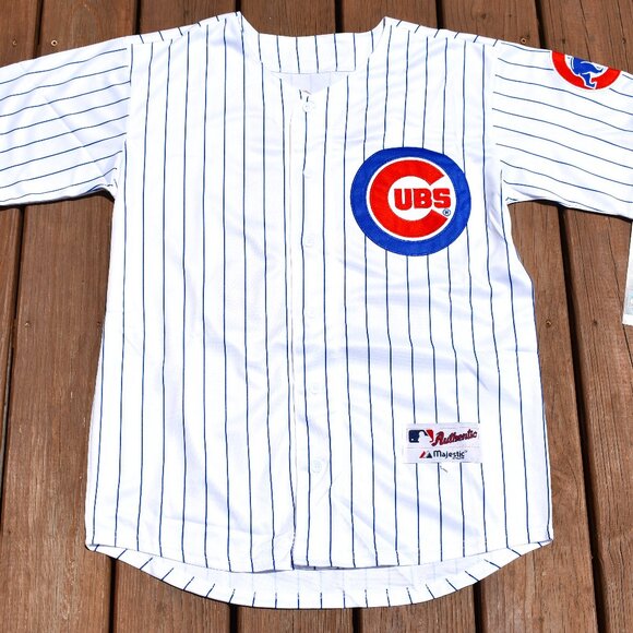 New! Sammy Sosa Chicago Cubs Retro White Pinstripe Baseball Jersey Men's Sizes - Picture 2 of 2